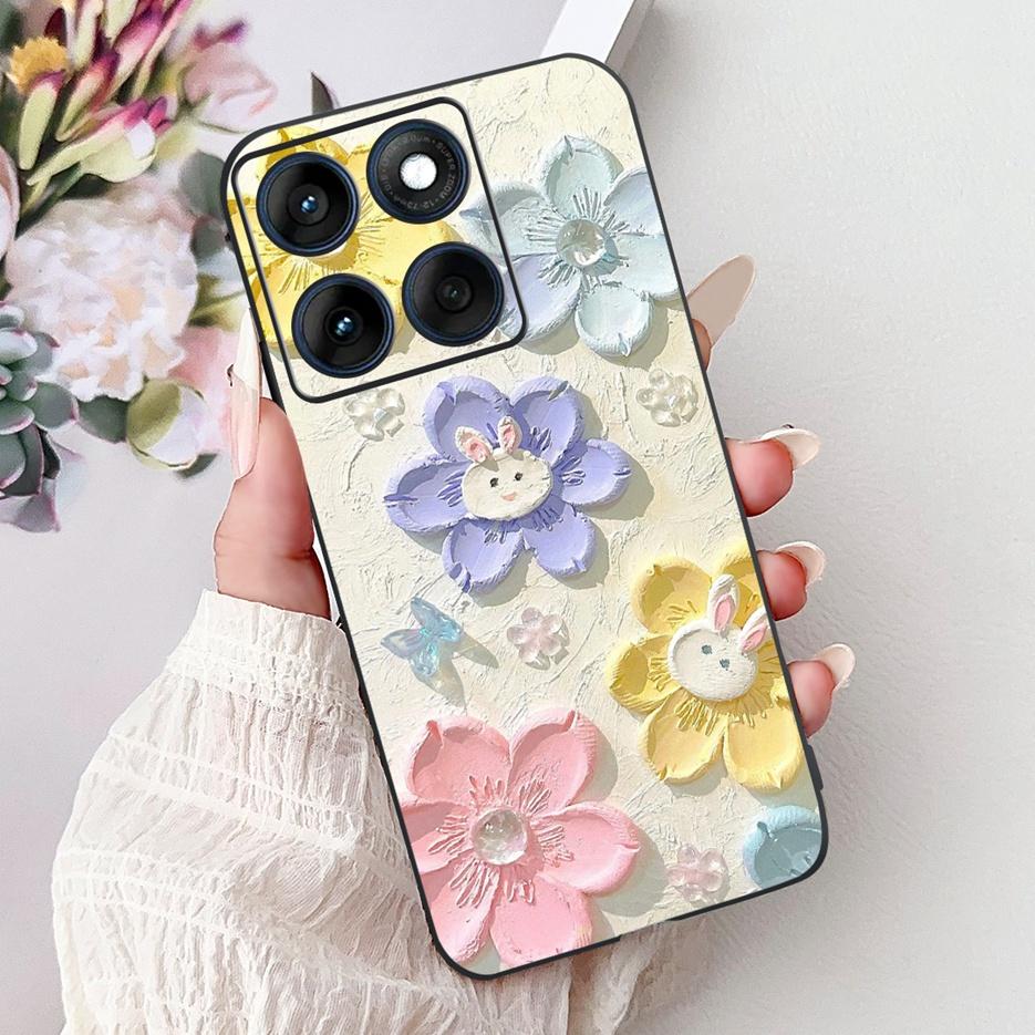 For Motorola Edge 60 Pro Case Luxury Butterfly Painted Cover Soft TPU Phone Case For Motorola Edge 60 Fusion Egde60 Pro 60S Bags