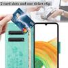 Чехол для Samsung Galaxy A16 5G/A16 4G с тиснением, кожаный кошелек-книжка с мини-бабочкой, чехол для телефона