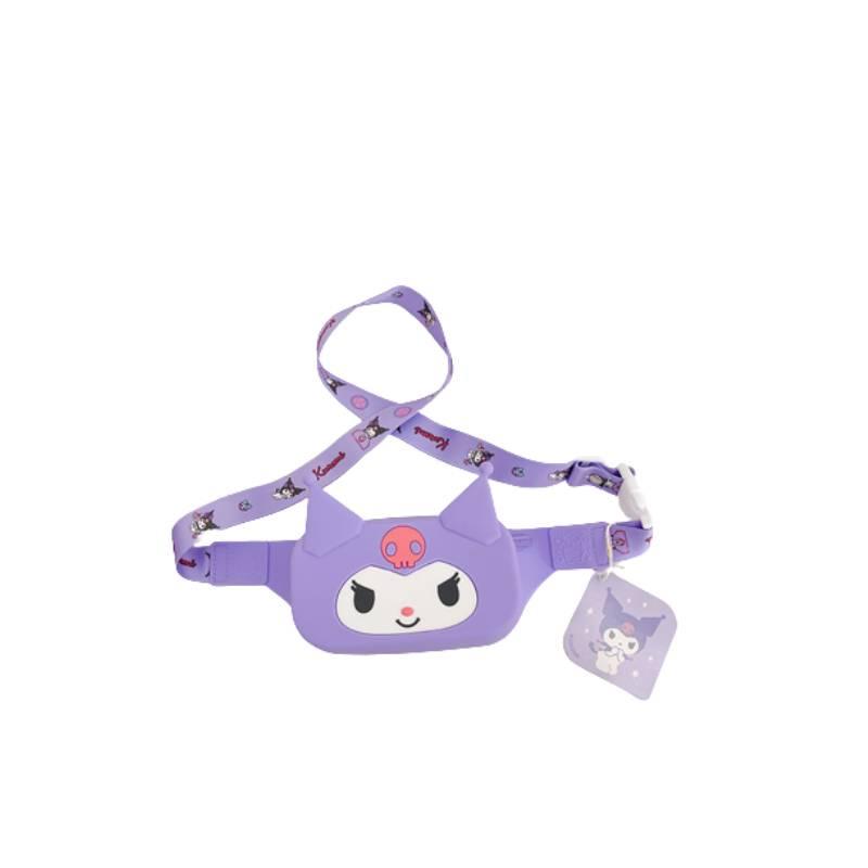 Милая мультяшная силиконовая нагрудная сумка для повседневного и уличного использования детьми