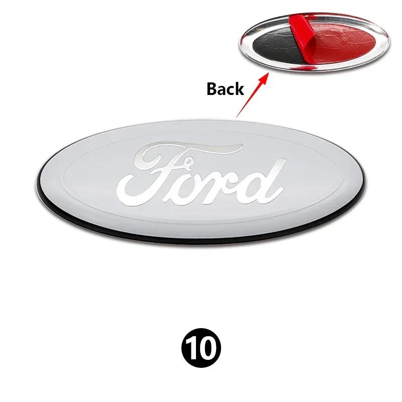 Новая наклейка на автомобиль 2026 Ford New 2025 Горячая 1 шт. 14,5 см Наклейка-эмблема на капот автомобиля логотип Для Ford Mondeo Explorer edge Focus f