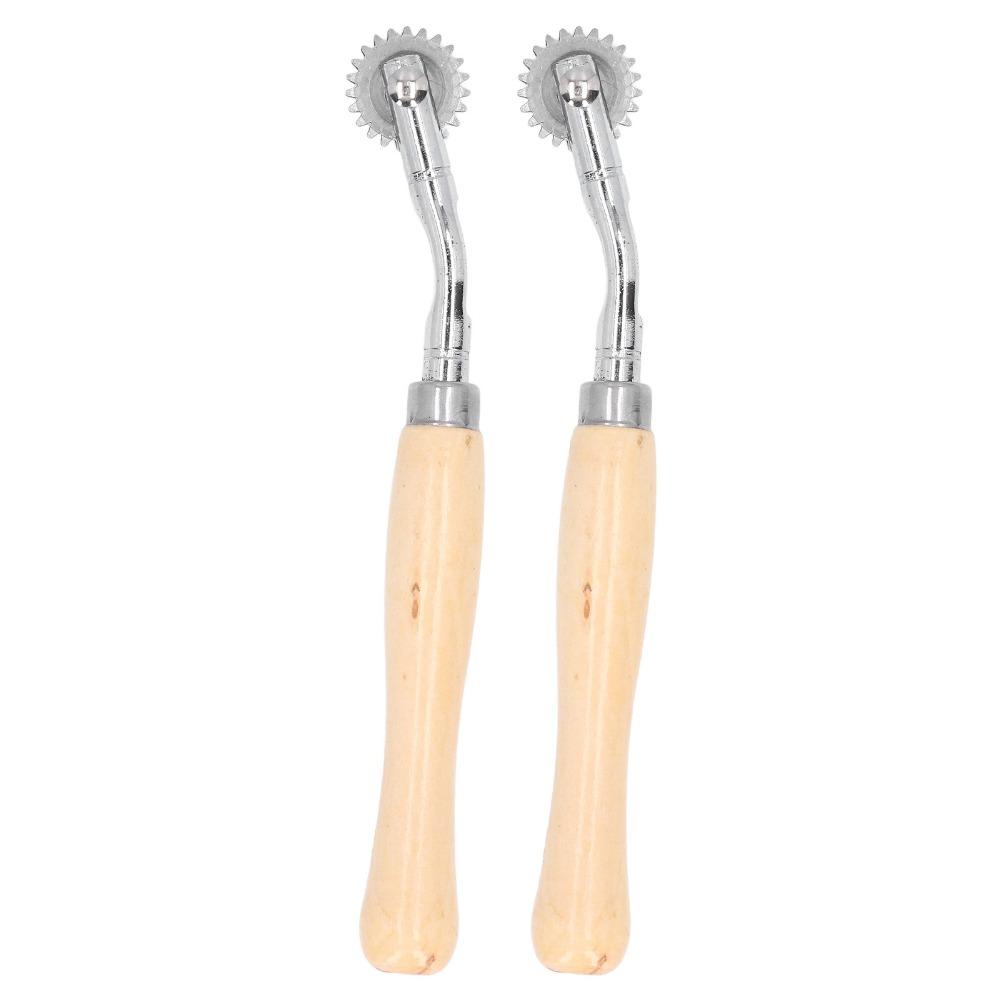2PCS Strong Clamping Force Tracing Wheel Tool Stainless Steel Tracing Wheel For Cloth Paper