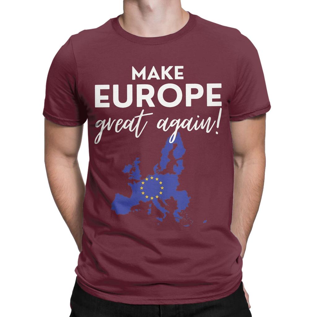 Новое поступление Make Europe Great Again футболка унисекс 100% хлопок футболка с коротким рукавом одежда