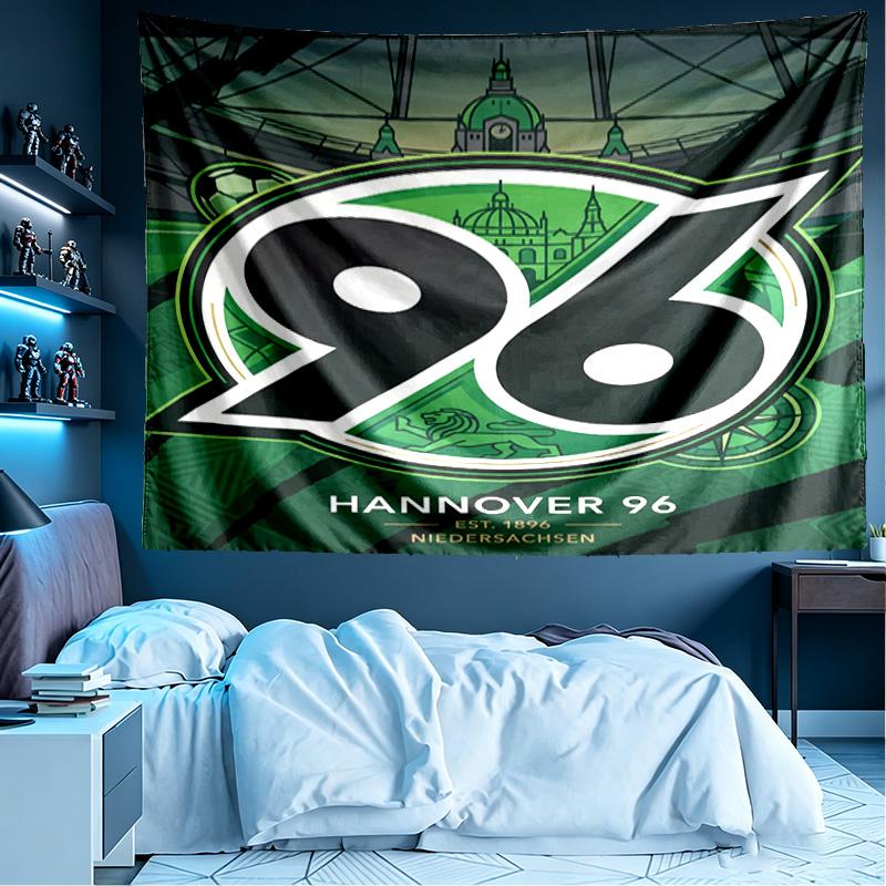 Hannover 96 Football Print Tapestry, Lightweight Wall Hanging, for Bedroom, Dorm, Living Room, Home Art Decor, Birthday Christmas Gift for Friends