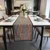 Обеденный стол, ТВ-тумба и журнальный столик Используйте декоративный скандинавский премиальный хлопково-льняной современный настольный раннер
