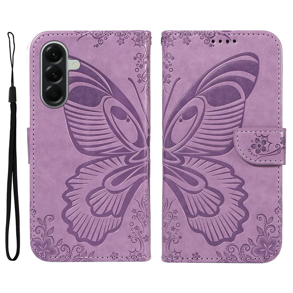 For Samsung Galaxy A57 5G Case Butterfly Pattern PU Leather Folio Flip Phone Cover