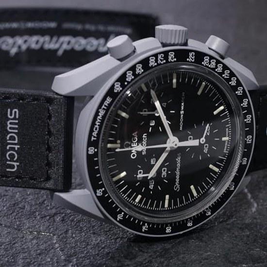 Луна Аутентичные Omega Swatch Миссия Часы Сотрудничество Водонепроницаемые Мужские Женские Сумка-шоппер