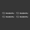 3D Car Styling Sticker Aluminum Emblem interior Speaker audio Badge for Subaru Forester Impreza Legacy Outback WRX STI Crosstrek nn1