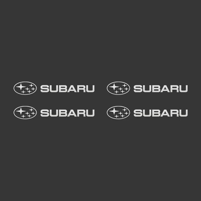 3D Car Styling Sticker Aluminum Emblem interior Speaker audio Badge for Subaru Forester Impreza Legacy Outback WRX STI Crosstrek nn1