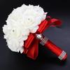 Elegant Colorful Bride Bridesmaid Rose Artificial Hands Holding Wedding Flowers Bridal