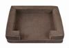 Rex Orthopedic Brown Sofa - 85 X 70 X 20