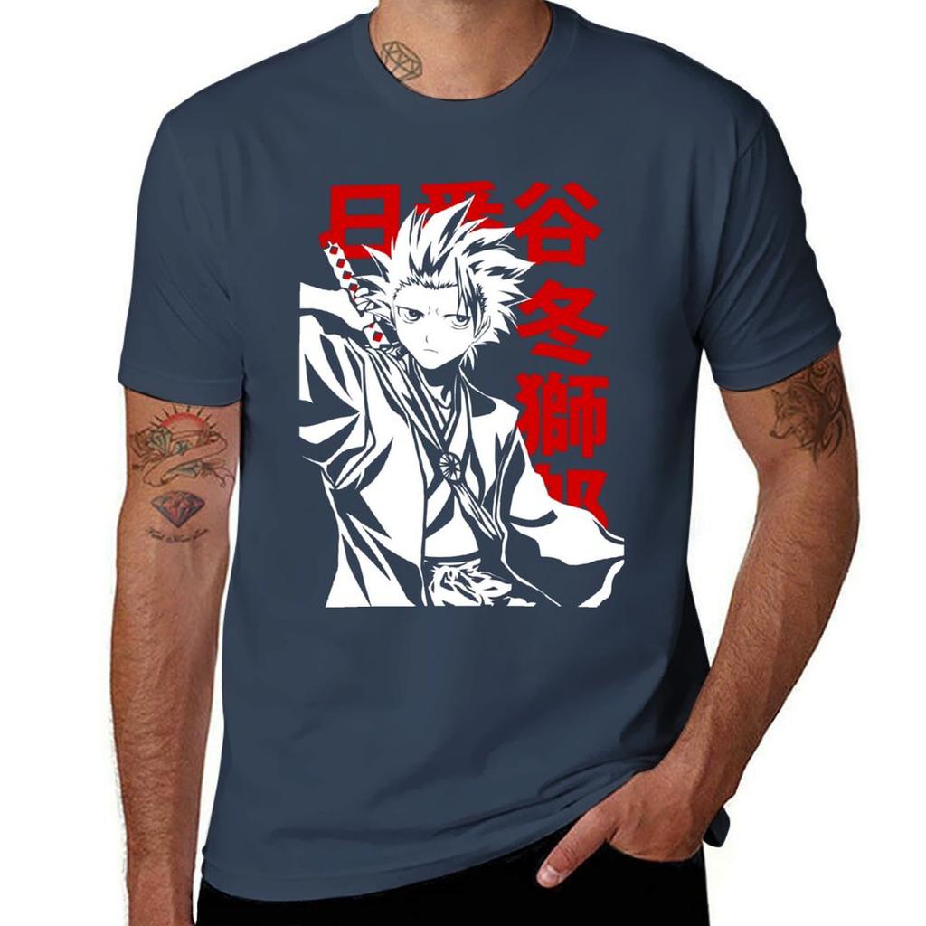 10th Division Captain Hitsugaya Tshirt Nonshrink Basic Cotton Tshirt