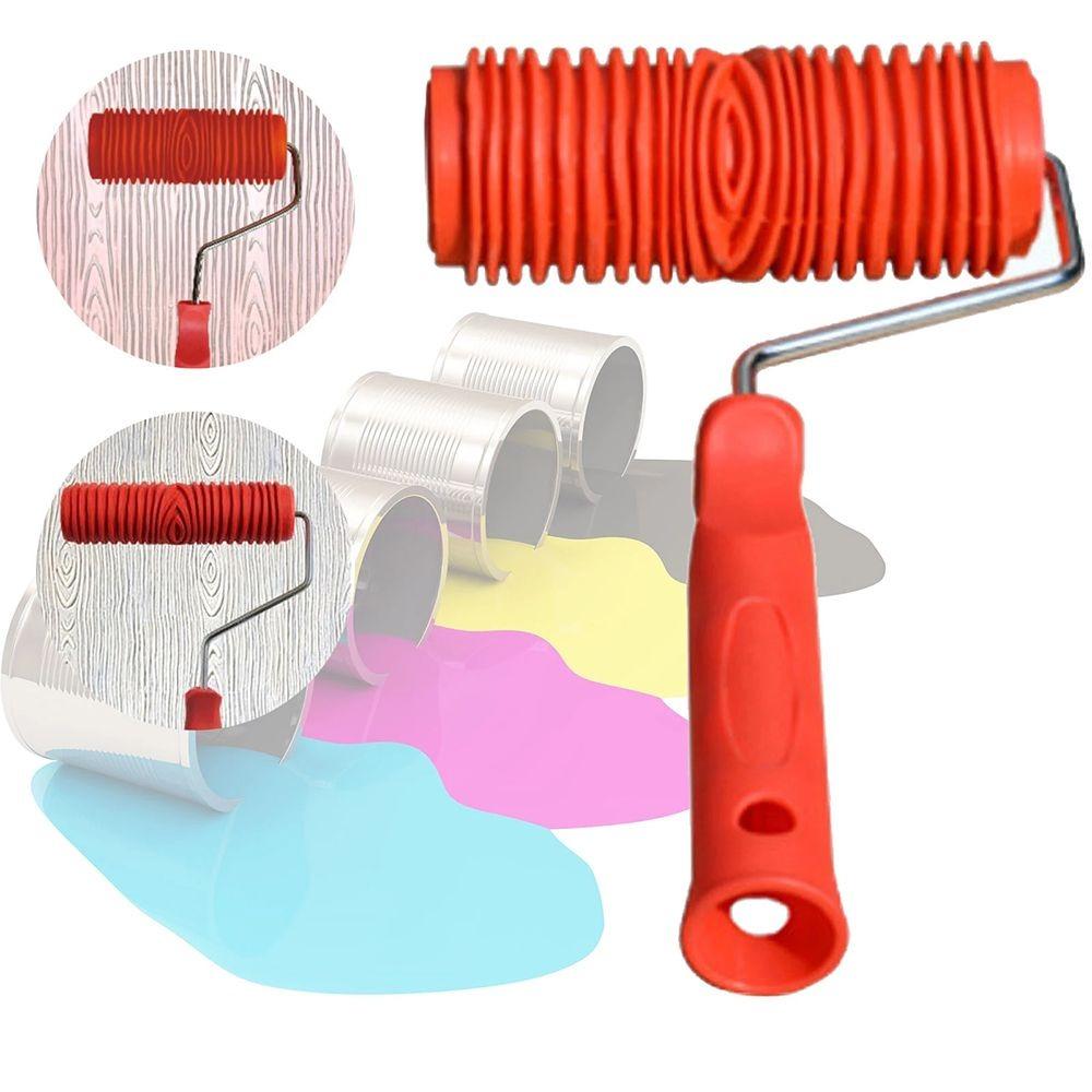 Arts Wood Grain Paint Roller DIY Painting Grain Pattern Tool Decoration Tools Paint Texture
