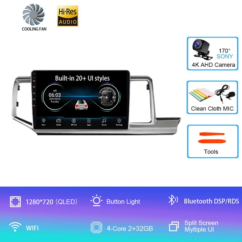 For Honda Stepwgn RHD 2009 - 2015 Android 14 Car Radio GPS Navi Multimedia Video Player Stereo Carplay Auto QLED DSP 2din DVD