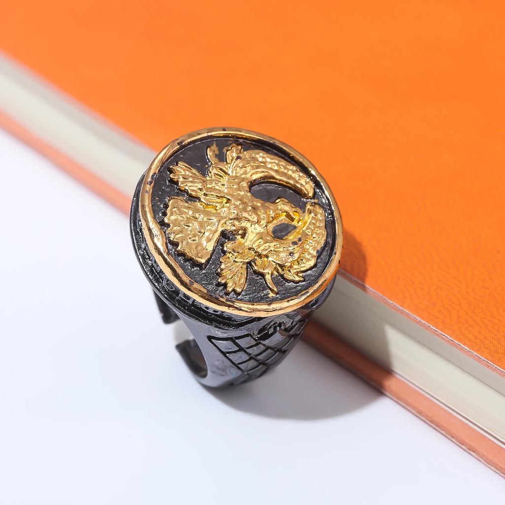 Кольцо Дюна Знак семьи Атрейдесов Золотые кольца с орлом для фанатов Мужские Cosplay Ювелирные аксессуары Женщины Мужчины Подарки