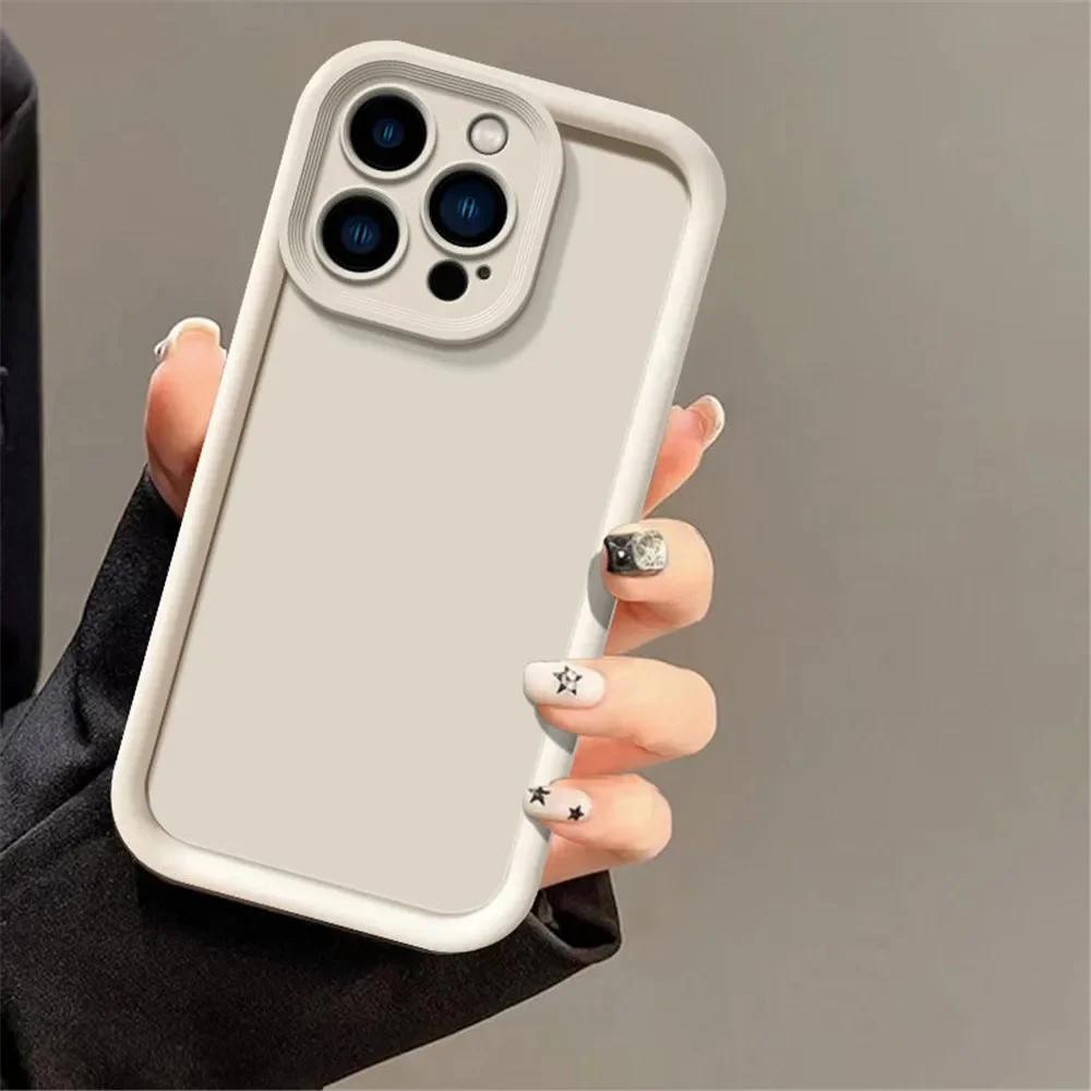 Для Для Iphone 16 14 1 Pro Plus 13 12 11 Pro Max 12 13 Mini 7 8 XR X XS Продвинутое ощущение Чехол из ТПУ Ударопрочный Силиконовый Чехол Fundas