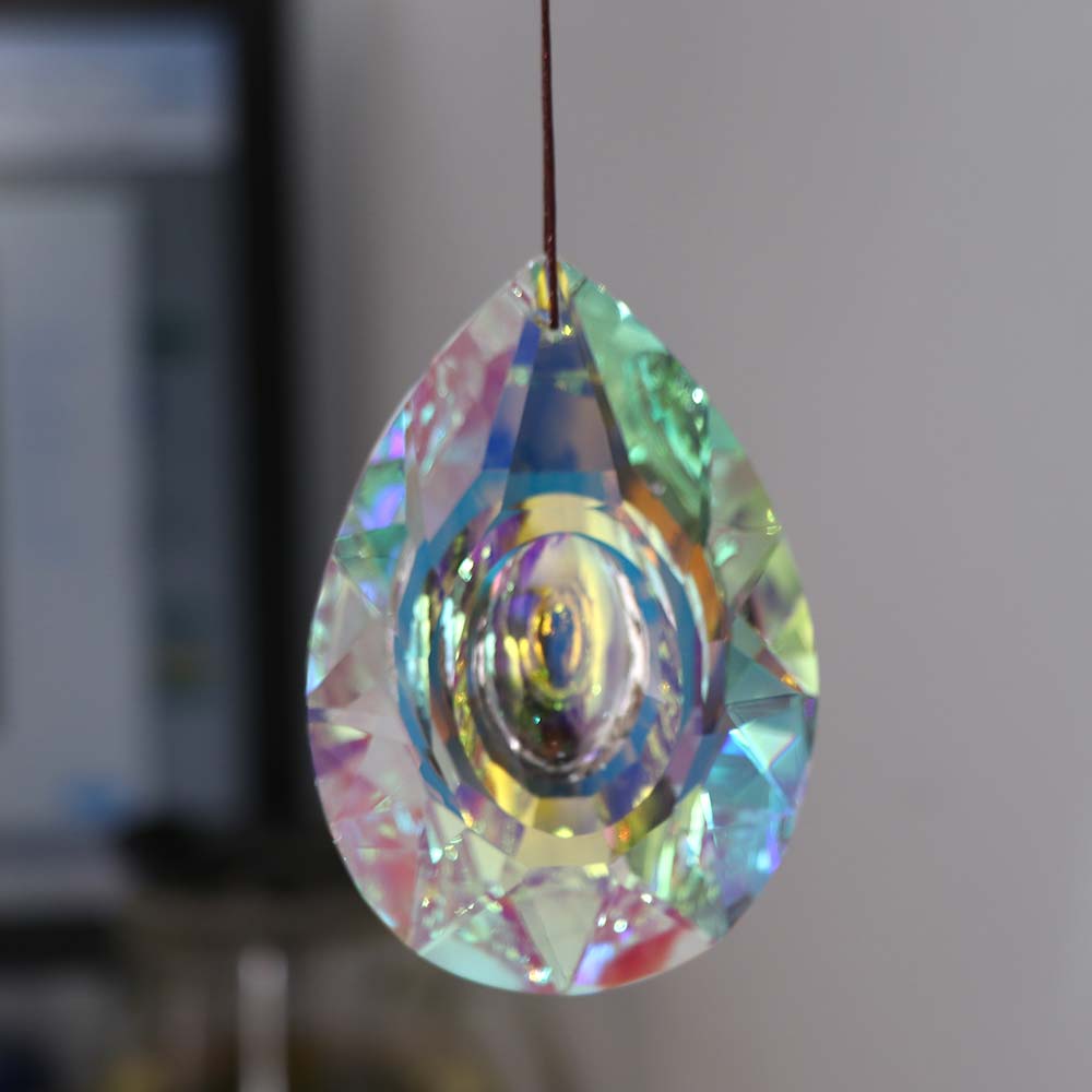 Creative Window Decor Garden Prism Hanging Home Decor Rainbow Makers Sun Catcher Car Pendant Delicate Gift Crystal Pendant