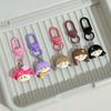 Kawaii Cartoon Girls Keychain Lovely Color Girly Keyring Car Key Chains Cute School Bag Pendant Backpack Decoration