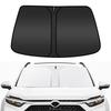 Car Windshield Sunshade, Double Thickened Sun Blocker for Front Window, UV Protection In Car, Auto Necessities Fits Most Vehicl