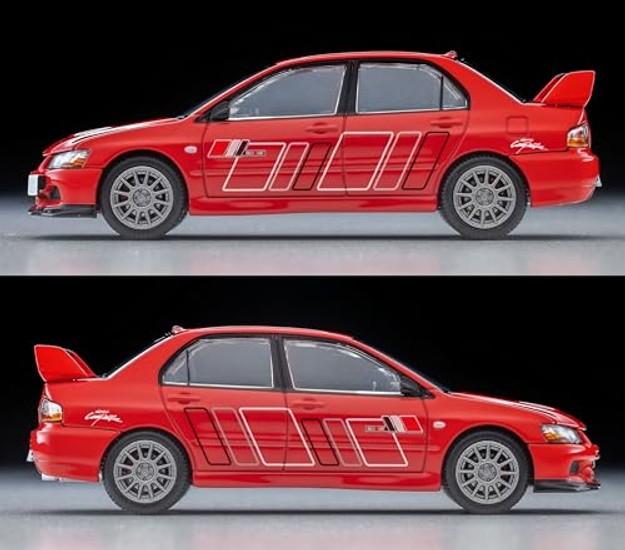 TOMYTEC Tomica Limited Vintage Neo 1/64 LV-N349c Mitsubishi Lancer GSR Evolution IX MR Спецификация Rally Art Красный 2006 Модель Готовое изделие 333739