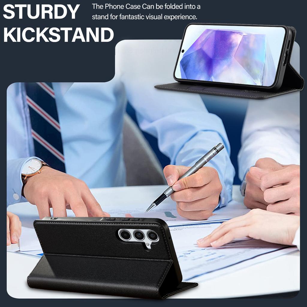 Магнитный чехол-кошелек для Samsung S24 FE S23 Ultra S22 Plus S21 S20FE кожаный держатель для карт защитный чехол для мобильного телефона