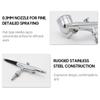 Airbrush Gun Gravity and Siphon Feed Airbrush 0.3mm Nozzle 22cc & 7cc Cups for Cake Decorating