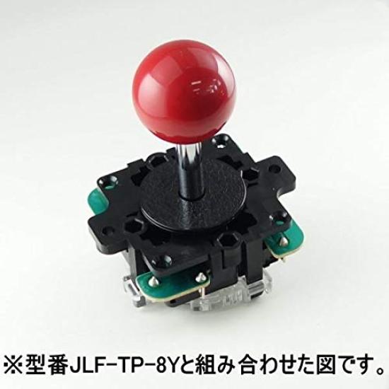 Sanwa Electronics Joystick Lever (JLF-TP-8Y) Ball, Red, LB-35-R