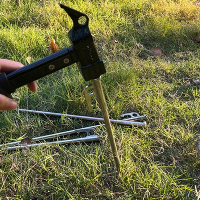 20/25/30/35/40СМ Колышек для палатки из нержавеющей стали Сверхпрочный Для активного отдыха, пешего туризма, кемпинга, палатки, тента, навеса Ветрозащитный Земляной шип Гвоздь Металлический колышек для палатки