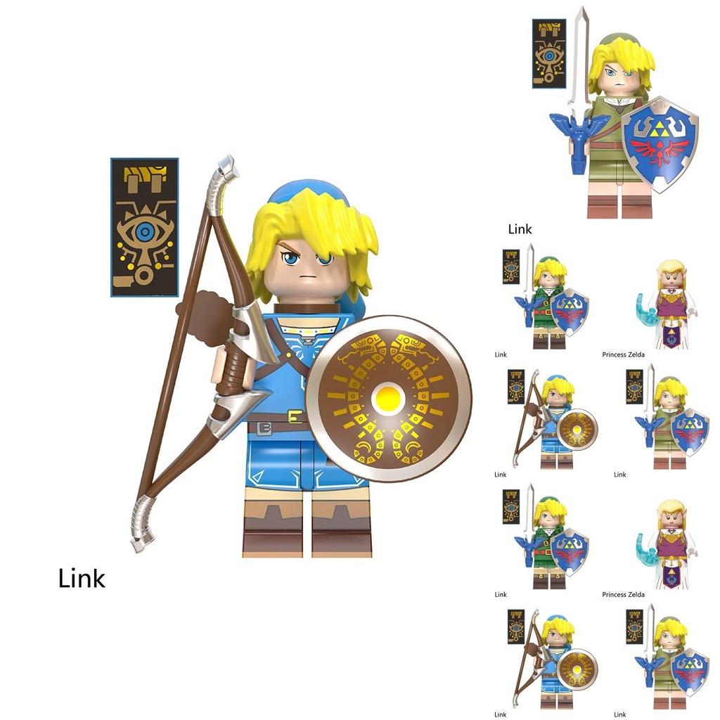 Легенда о Зельде Линк Принцесса Зельда Мини-фигурки Строительные блоки Куклы 100% Абсолютно новые и высокого качества