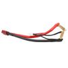 RC Car T Plug Female to 90° 4MM Banana Plug Male Cable with 2mm Head RC Connecting Line for 2S 7.4V Lithium Battery