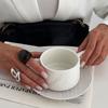Acrylic Resin Knuckle Rings Smooth Surface Geometric Finger Rings  Aesthetic Accessories