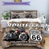 Route Motorcycle Journey Print 3Pcs Bedding Setduvet Cover With 2 Bedropillowcase Home Birthday Gift