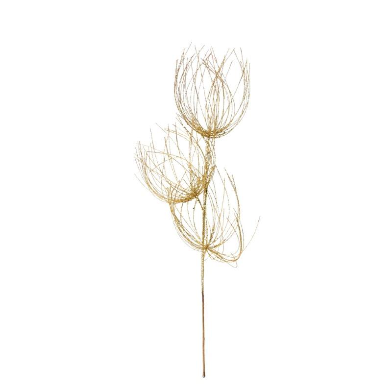 Gold Dust Christmas Sequins Dragon Willow Branch Christmas Cuttings Decorative Christmas Fireworks Cuttings Design Christmas Tree Pendant