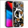 Забавный Магнитный Чехол-Тыква для iPhone 15/16/17 Pro Max - Прозрачная Полная Защита Мобильного Телефона