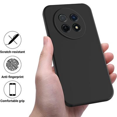 Для Huawei nova 14i 4G Жидкий силиконовый чехол Задняя крышка телефона с ремешком для руки