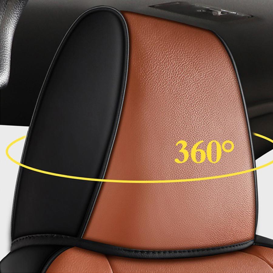 Индивидуальные чехлы на сиденья автомобиля для Toyota Corolla 2019-2025 Водонепроницаемые кожаные подушки Аксессуары для защиты автомобиля Полный комплект