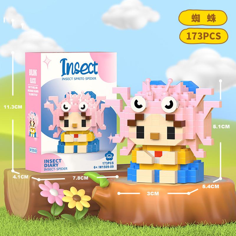 Animal Cat Bricks Constructor Set Micro Building Blocks Children Toy Adult Particle Building Block Dog Mini Toys Home Decoration