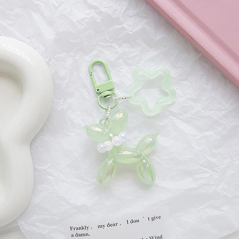 Конфетный цветной светящийся воздушный шар собака звезда жемчужный брелок милый кулон из акрила в виде животного