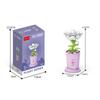 Creative Flower Building Blocks Simulation Bouquet Potted Building Bricks Toys For Home Decoration