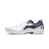 Коллекция Li Ning для настольного тенниса Средневысокие Спортивные кроссовки Унисекс Белый Фиолетовый APPW013-1