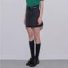 Playboo Twill Layered Skirt Pants Black
