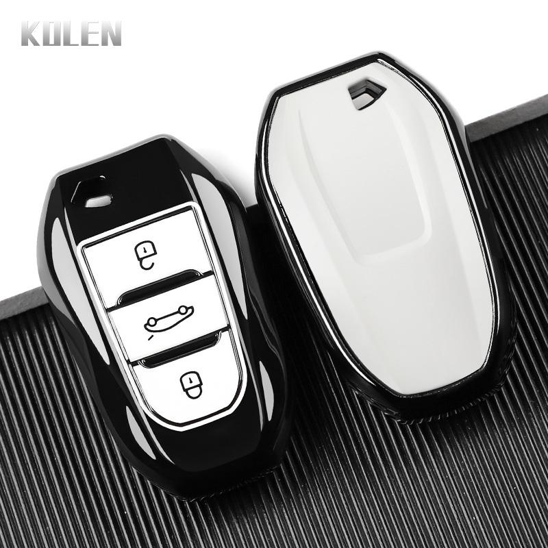 Новый ТПУ Чехол для Ключа Автомобиля Для Peugeot 2008 3008 4008 5008 308 408 508 Citroen C1 C2 C4 C6 C3-Xr Picasso Grand Ds3 Ds5 Защита