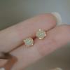Small and Versatile High-end Imitation Jade Women's Earrings