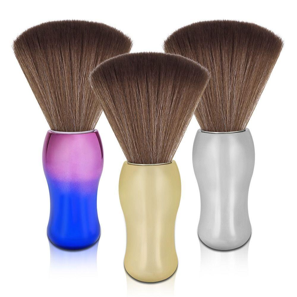 Duster Salon Hair Sweep Brush with Handle Hair Cutting Brush Durable Neck Duster Brush Barber