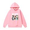 Anime Spy Family Print Children's Hooded Sweatshirt 2025 Autumn and Winter Boys and Girls Long-sleeved Comfortable Pullover Top