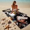 Custom Mj Music Stylish printed beach towel,a quick-drying, absorbent mat suitable for the beach, pool, gym, and travel fans gift