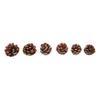 48pcs Christmas Pine Cones Ornaments with String Rustic Pine Cones Fall Decoration for DIY Crafts