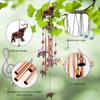 35inch Wind Chimes With Elephant Metal Tubes Outdoor Garden Yard Decoration Retro Creative Hanging Wind Chimes Ornaments
