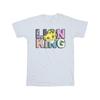 Disney Mens The Lion King Pattern Logo T-Shirt