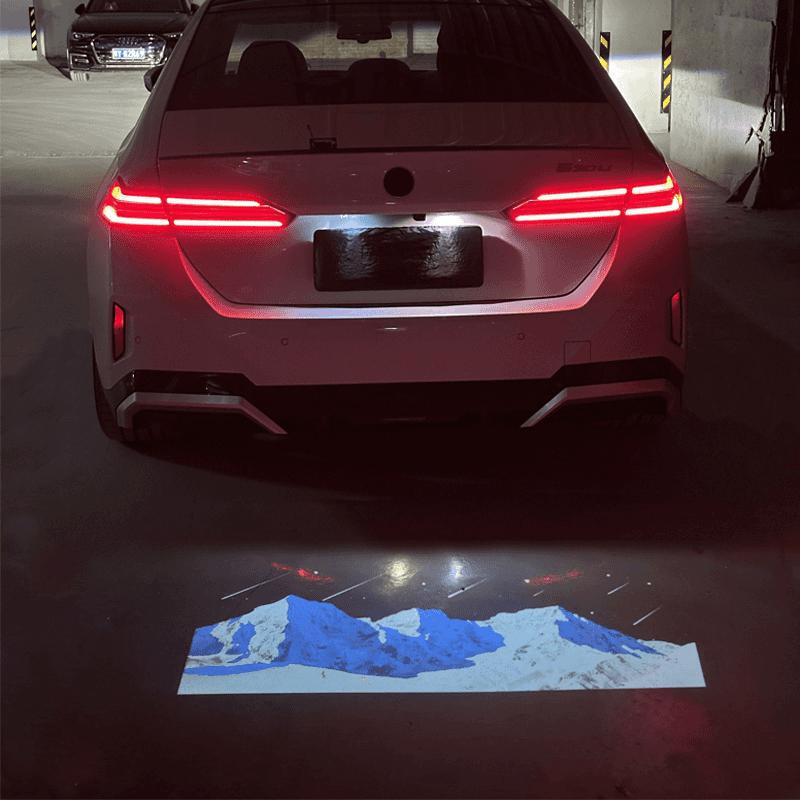 BMW License Plate Projection Lights: Compatible with 1, 3, 4, 5 Series, X1, iX3, X5, M3, M4 - Welcome Atmosphere Upgrade.