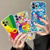 Арт японский M-Murakami Artisti T-Takash TPU Силиконовый Чехол Для IPhone 11 12 13 14 15 16 17 Pro Max Ударопрочный Прозрачная Задняя Крышка